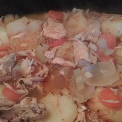 A picture of Chicken casserole (leftover roasted chicken).