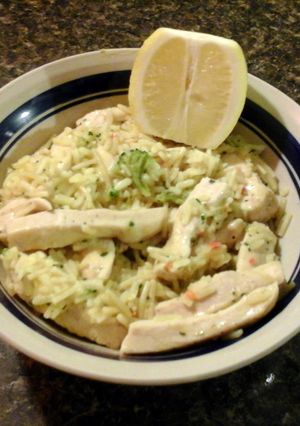 A picture of Lemon Pepper Chicken And Rice.