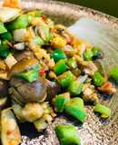 Nấm thuỷ tiên xào sả ớt