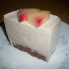 A picture of Peach Mousse Cake.