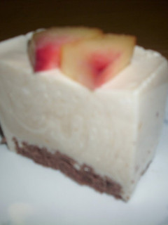 A picture of Peach Mousse Cake.