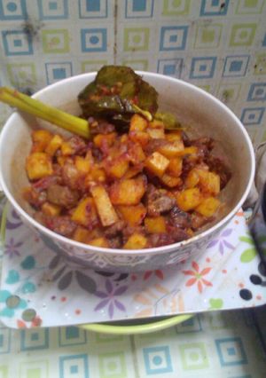 Foto resep Sambel goreng kentang & hati tanpa santan