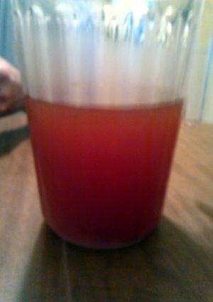 A picture of Peach iced tea.