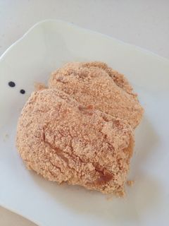 A picture of Soft Mochi Rice Cake with Kinako.