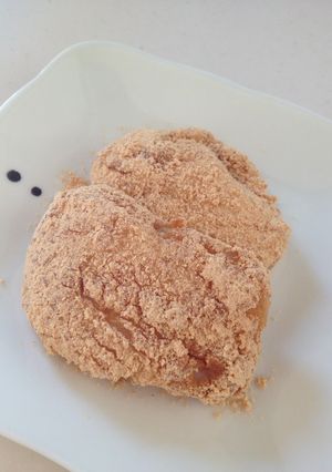 A picture of Soft Mochi Rice Cake with Kinako.