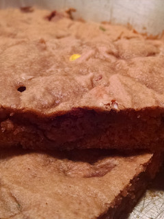 A picture of Leftover Candy Cookie Bars.