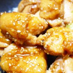 A picture of Sautéed and Marinated Chicken with My Special Sauce!.