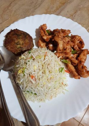 A picture of Veg fried rice.