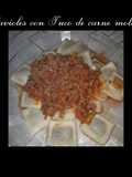 Ravioles con Tuco de Carne Molida 🍴