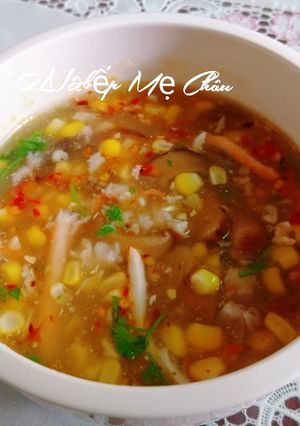 Hình của món Sup tôm.