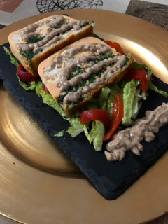 Una foto de Pastel de espinacas y pescado