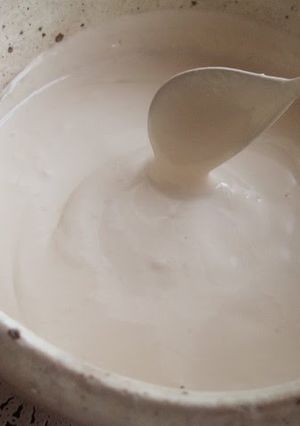 A picture of White Sauce with Sake Lees & Soy Milk.