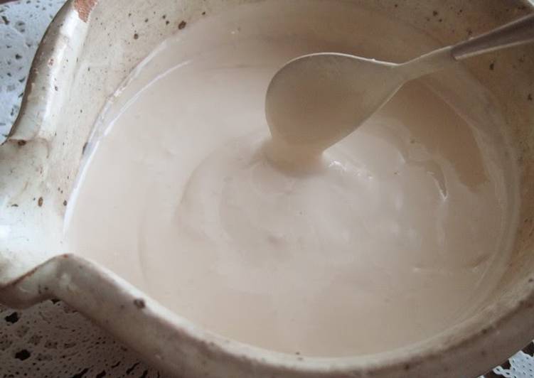 How to Prepare Perfect White Sauce with Sake Lees &amp; Soy Milk This is Secret Recipe  From Best My Grandma's Recipe !!