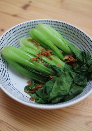 A picture of Bak Choi With Sesame Oil.