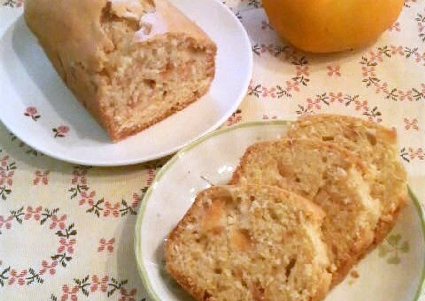 Persimmon Pound Cake for the Autumn Season