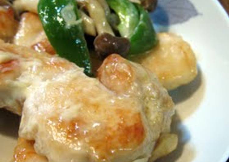 Recipe of Award-winning Moist Sautéed Chicken with Wasabi Soy Sauce and Mayonnaise