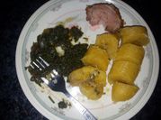 A picture of boiled plantain