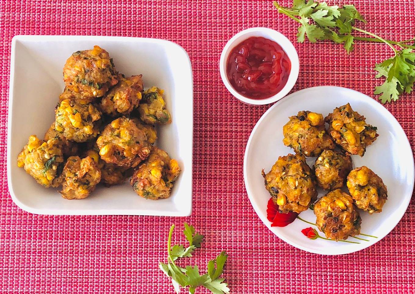 Crispy corn pakora