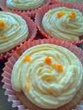 Vickys Orange Cream Cupcakes, GF DF EF SF NF