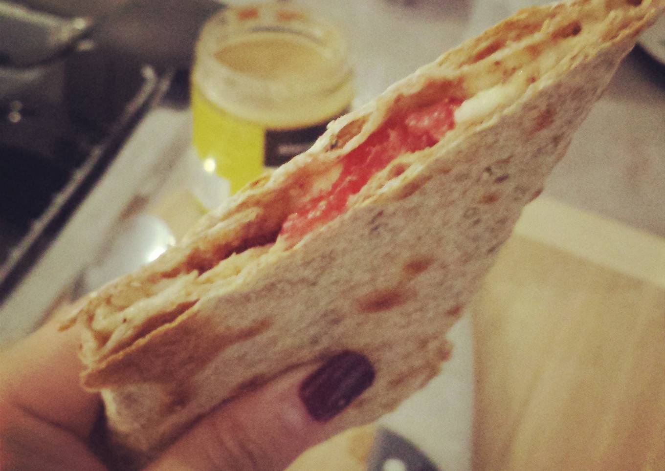 Fruits & Almond Butter Wrap