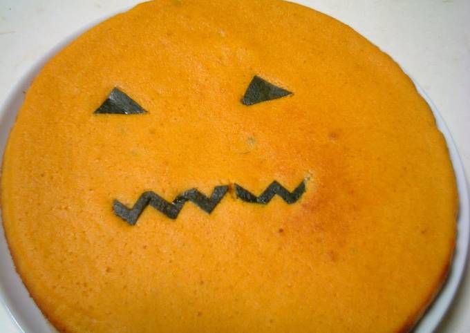 Kabocha Squash Cake (Halloween version)