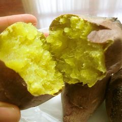 A picture of Time-Saving! Sticky & Sweet Baked Sweet Potatoes ♡.