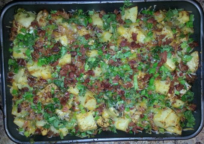 Chicken Potatoes and Bacon Casserole