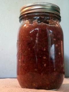 A picture of Triple threat salsa.