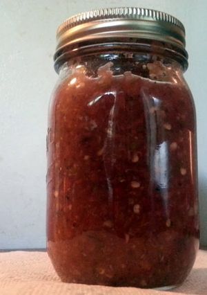 A picture of Triple threat salsa.