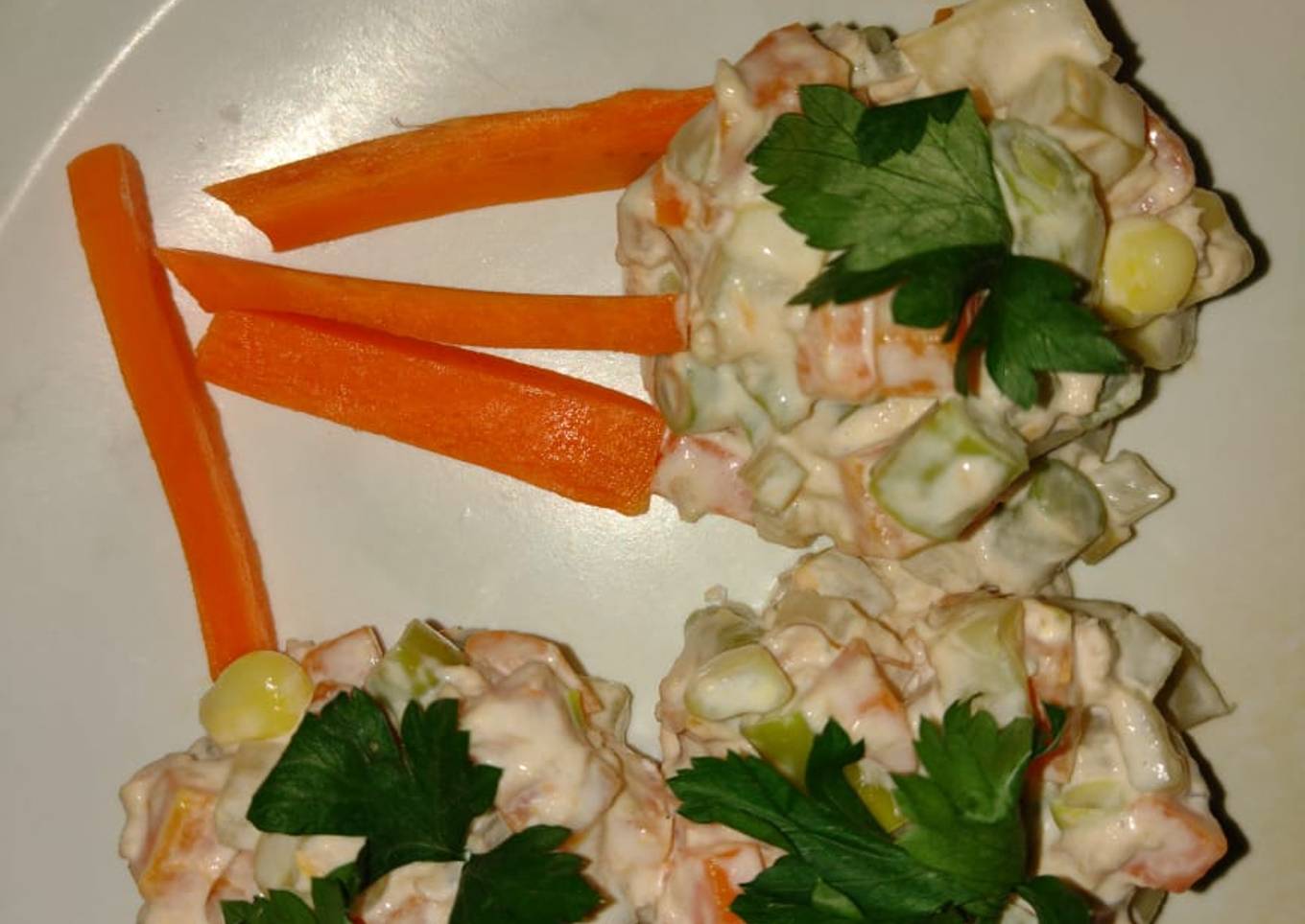 Ensalada rusa con atún