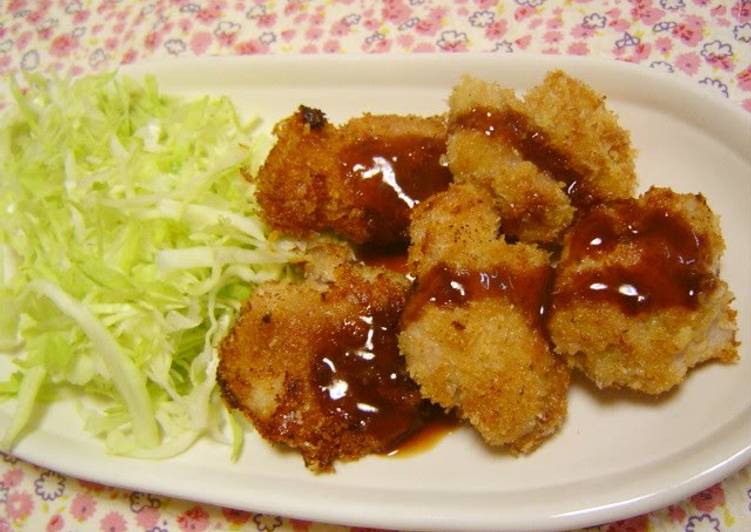 Simple Way to Prepare Homemade Easy and Cheap! Soft Bite-Sized Tonkatsu