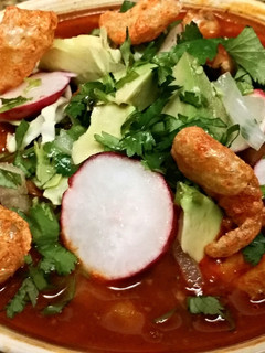 A picture of Posole.