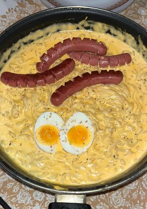Una foto de Creamy Buldak Ramen