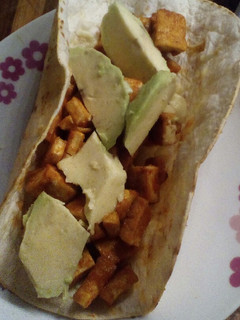 Una foto de Fajita vegana