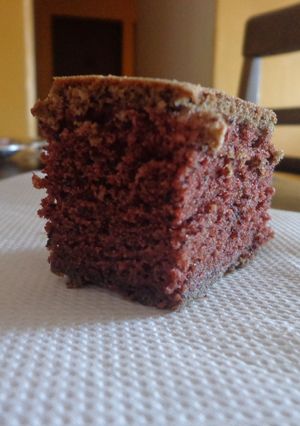 Una foto de Torta de chocolate sin leche