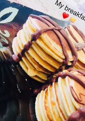 صورة لوصفة بان كيك 🥞💕