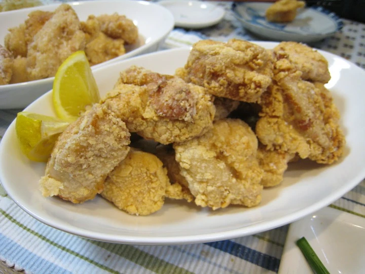 Simple Way Prepare Recipe Light and Crispy Chicken Karaage that is Awesome, So Delicious}