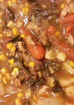 A picture of Curry Chicken Soup.
