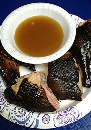 A picture of OolongTea Brined Smoked Duck.