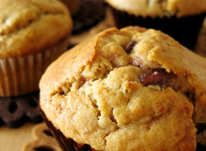 A picture of Brown Sugar and Adzuki Bean Muffins.