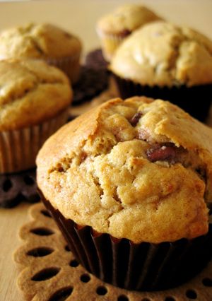 A picture of Brown Sugar and Adzuki Bean Muffins.