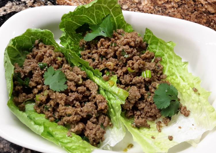 Steps to Cook Delicious Sriracha Beef Wraps