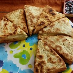 A picture of Girdle Scones AKA Soda Scones.