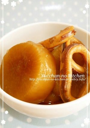 A picture of Easy and Flavorful Squid with Daikon Radish.