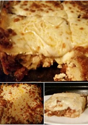 A picture of Tinklee's Amazing Lasagna.