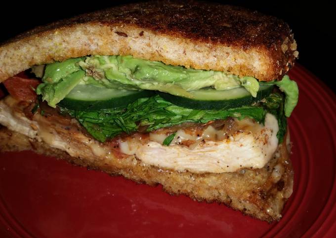 Simple Way to Prepare Quick Grilled Chicken and Avocado Sandwich