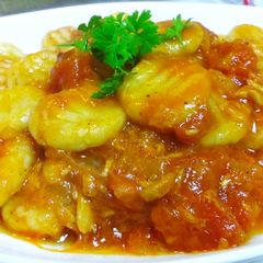 Easy Gnocchi Made with Instant Mashed Potato Flakes A picture of Easy Gnocchi Made with Instant Mashed Potato Flakes.