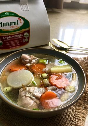 Foto resep Soup ayam rempah sehat