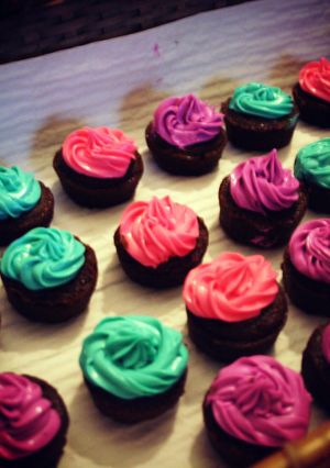 A picture of Chocolate Cupcakes.