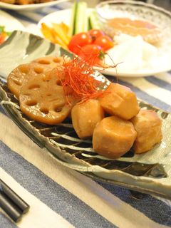 A picture of Simmered Taro in Rich Oyster Sauce.